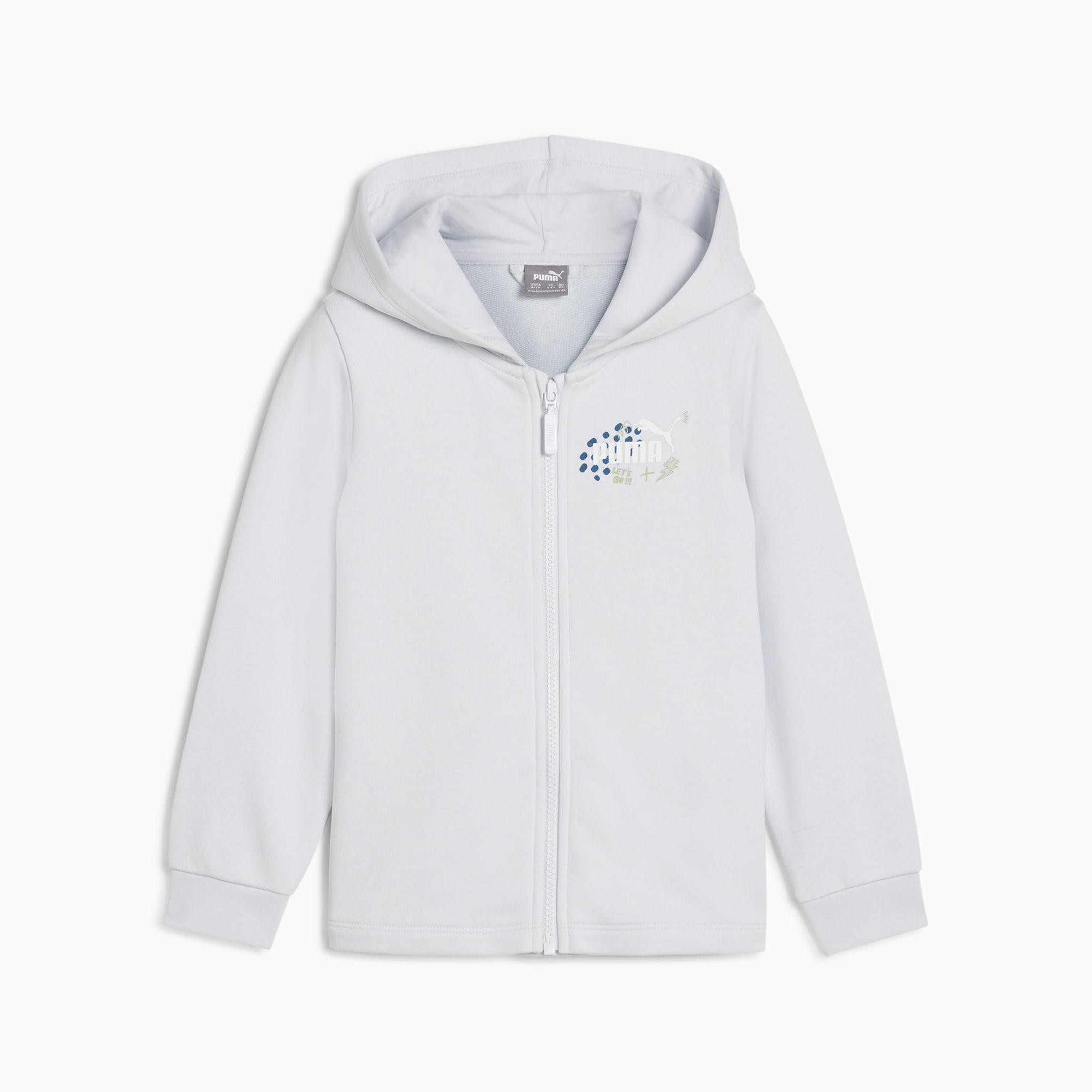 Puma grey hoodie junior clearance